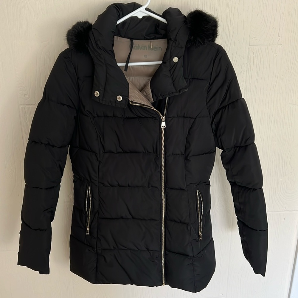 Calvin Klein down winter coat. Size XS.